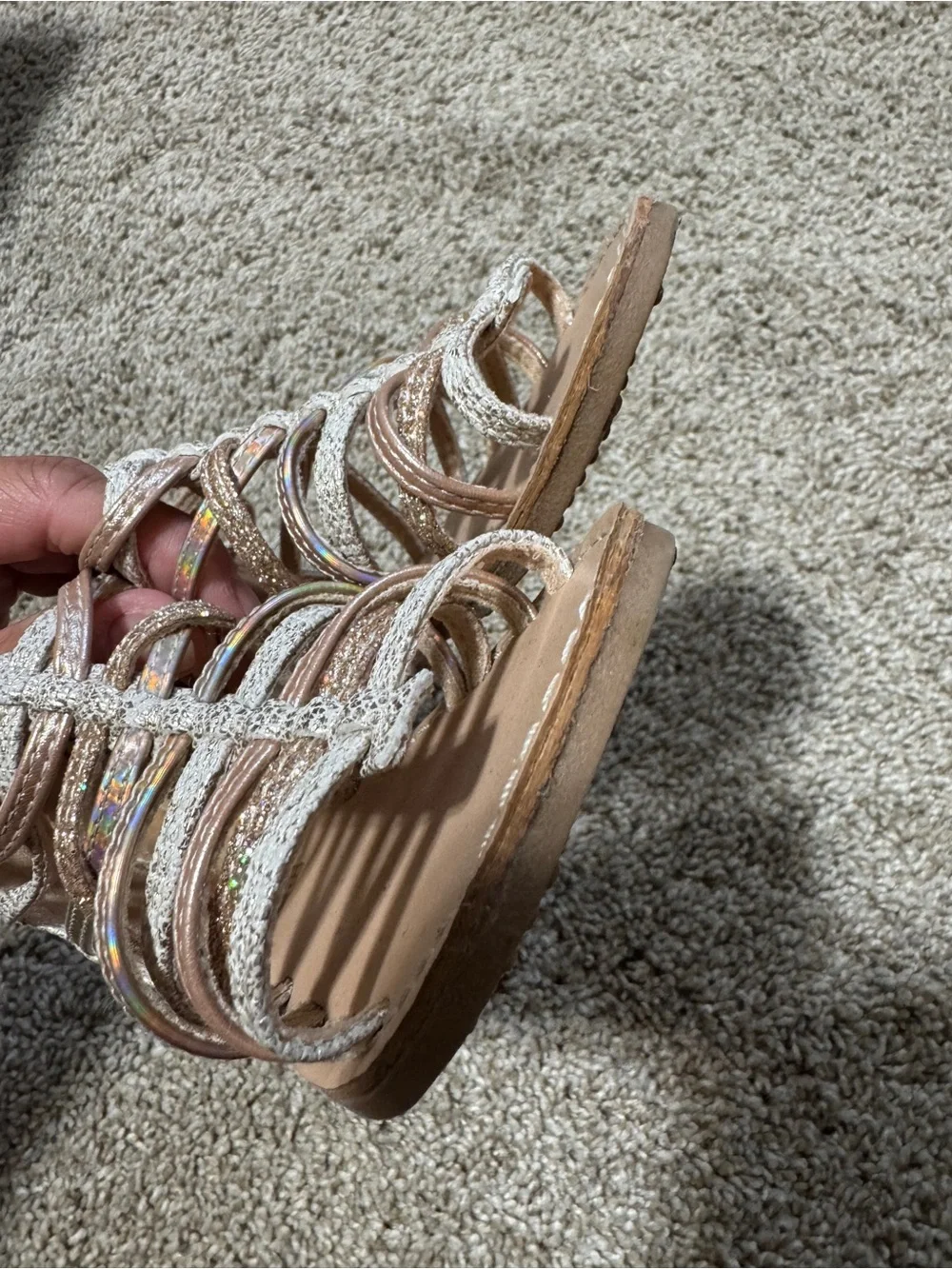 Toddler Girl’s size 7 Harper Canyon Gladiator Sandals